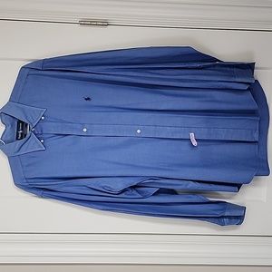Ralph Lauren 16 1/2 - 36 Yarmouth L/S Oxford Blue Polo Pony Shirt